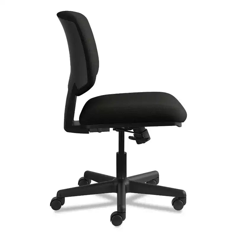Sedia operativa in pelle HON serie Volt, supporta fino a 113 kg, altezza del sedile da 45,72 a 56,52 cm, nera