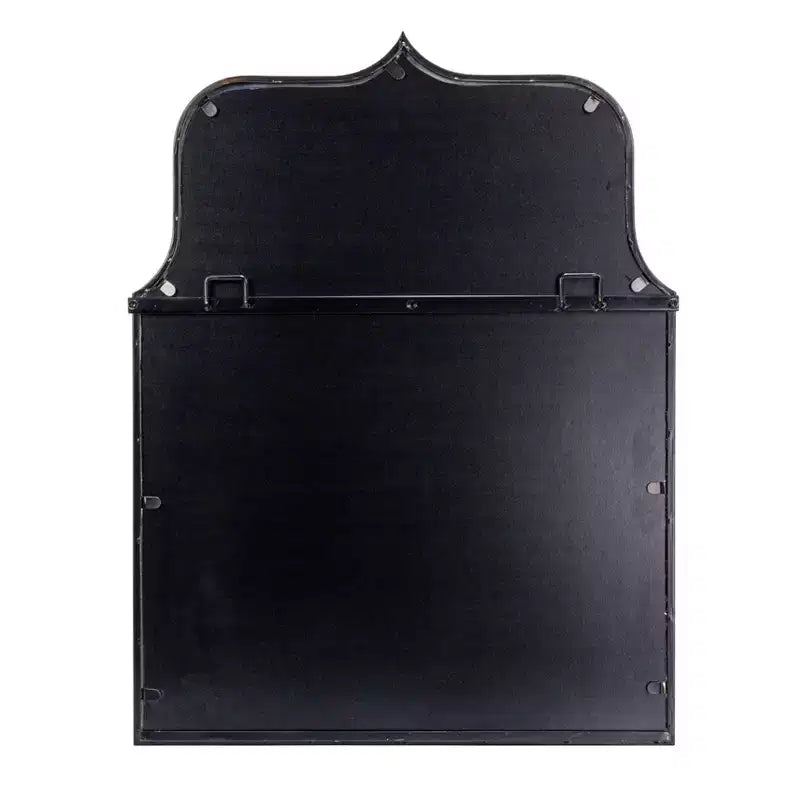 Specchio da parete Storied Home con cornice ad arco in metallo