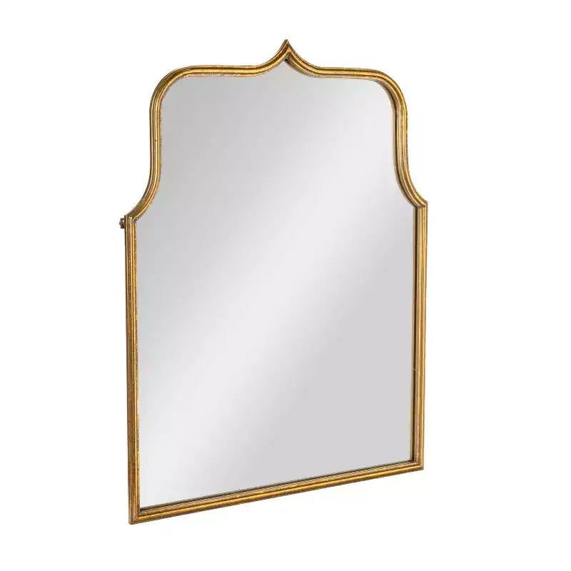 Specchio da parete Storied Home con cornice ad arco in metallo