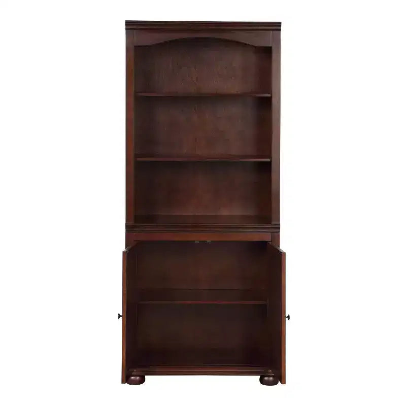 HOMES: Inside + Out Bloomguard Libreria Tradizionale a 3 Ripiani Aperti con Armadietto a 2 Ante