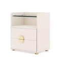 Lantine 2-Drawer Modern Nightstand