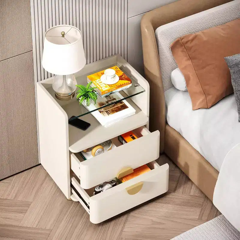 Comodino moderno a 2 cassetti Lantine