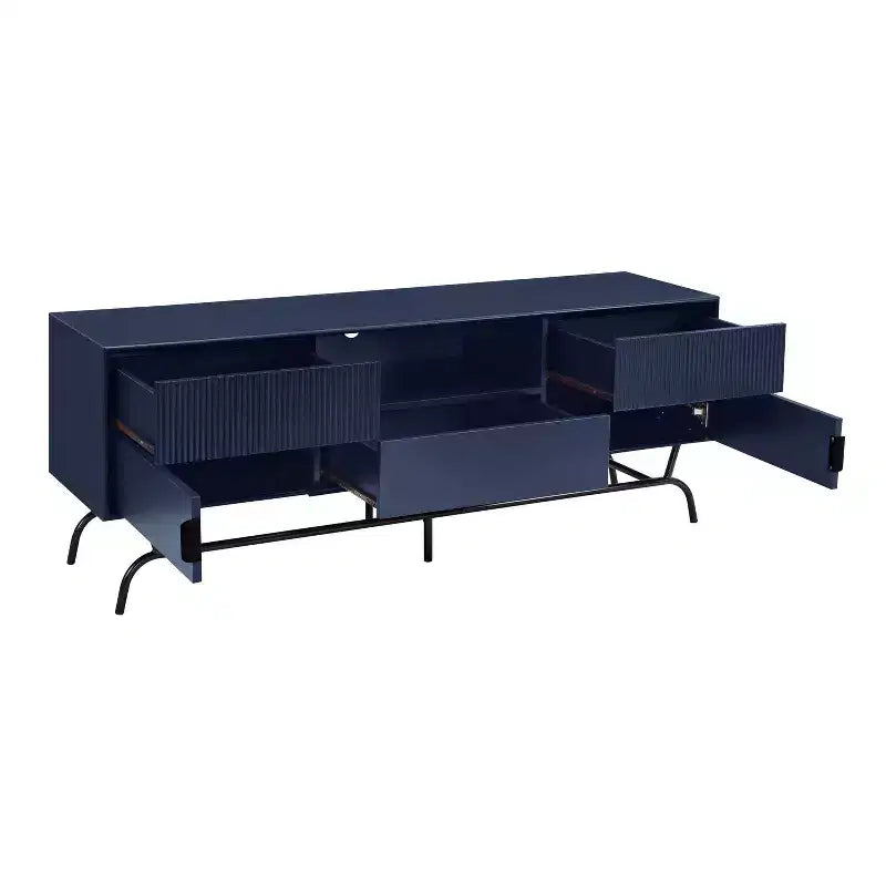 Mobile TV moderno a 3 cassetti miBasics Meadowgrove per televisori fino a 65" con armadietto