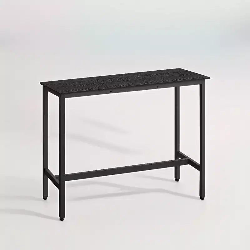 VASAGLE, Narrow Long Bar, Kitchen Dining, High Pub Table, Sturdy Metal Frame, Industrial Design, 15.7 x 47.2 x 35.4 Inches