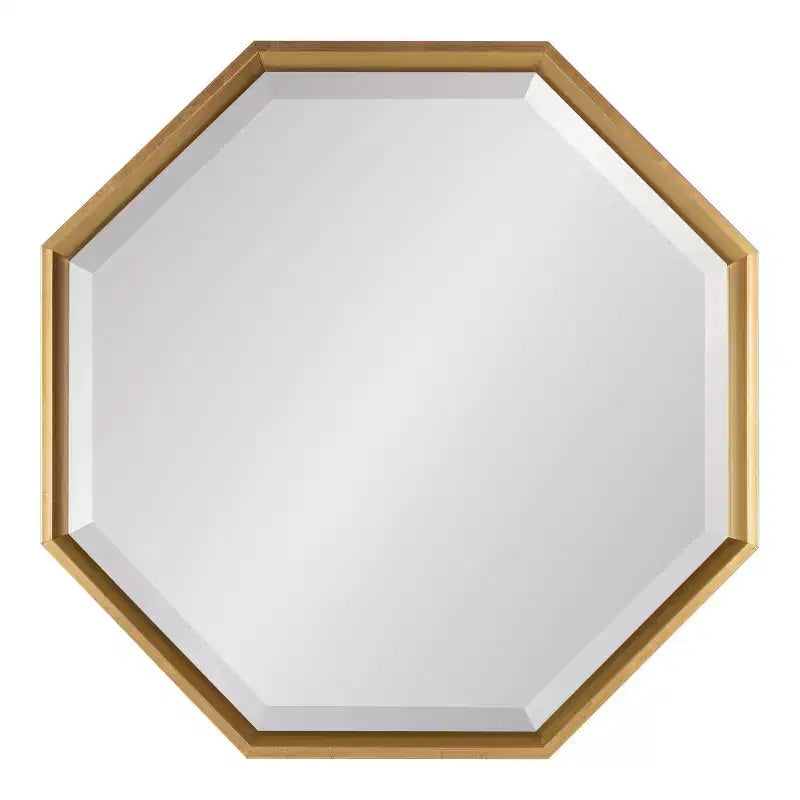 Specchio da parete ottagonale Calder oro - Kate & Laurel All Things Decor
