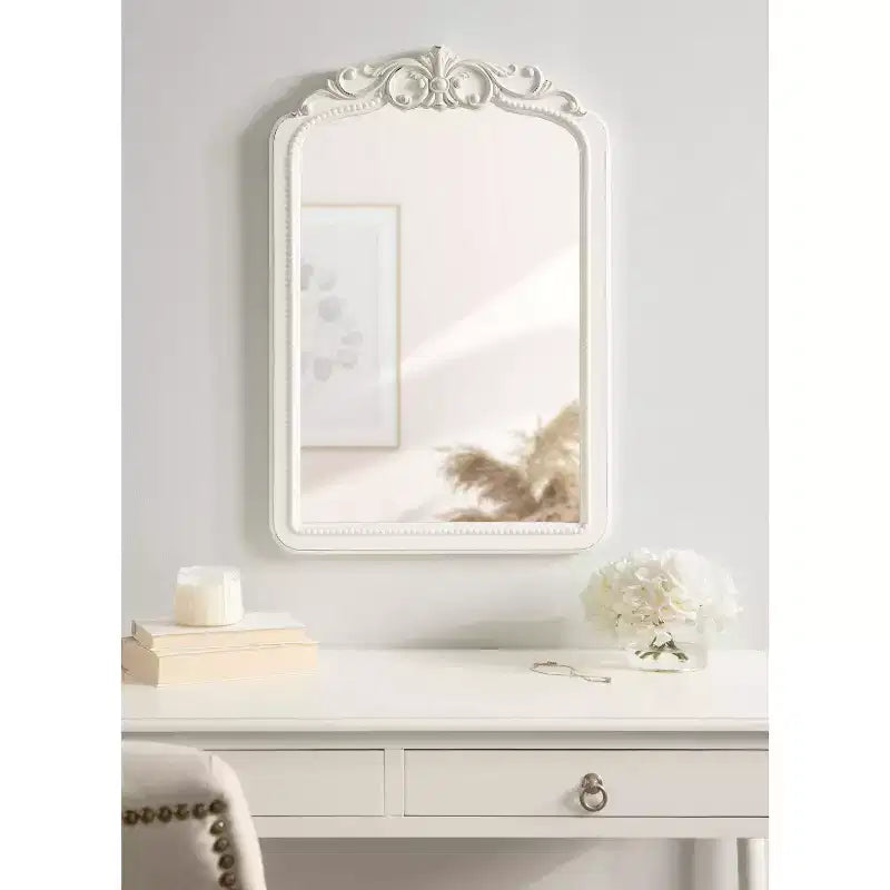Kate & Laurel All Things Decor Specchio da parete incorniciato Jenelle Bianco