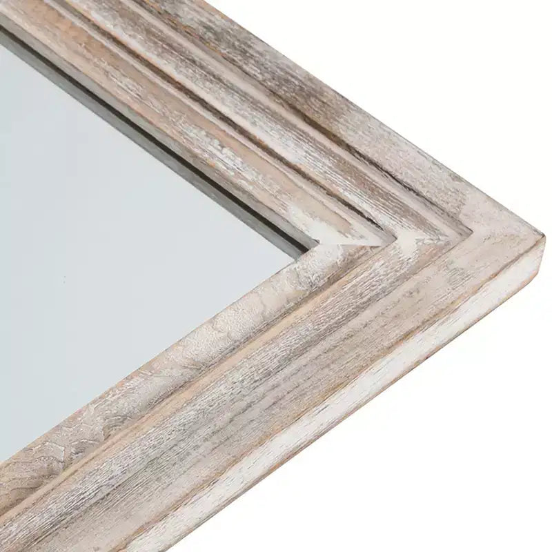 Dovelina Specchio a figura intera con cornice in legno ad arco, da appoggio