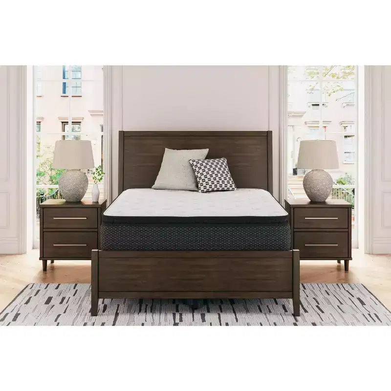 Materasso ibrido con pillow top Signature Design by Ashley Limited Edition 13 con schiuma di memoria in gel a supporto lombare