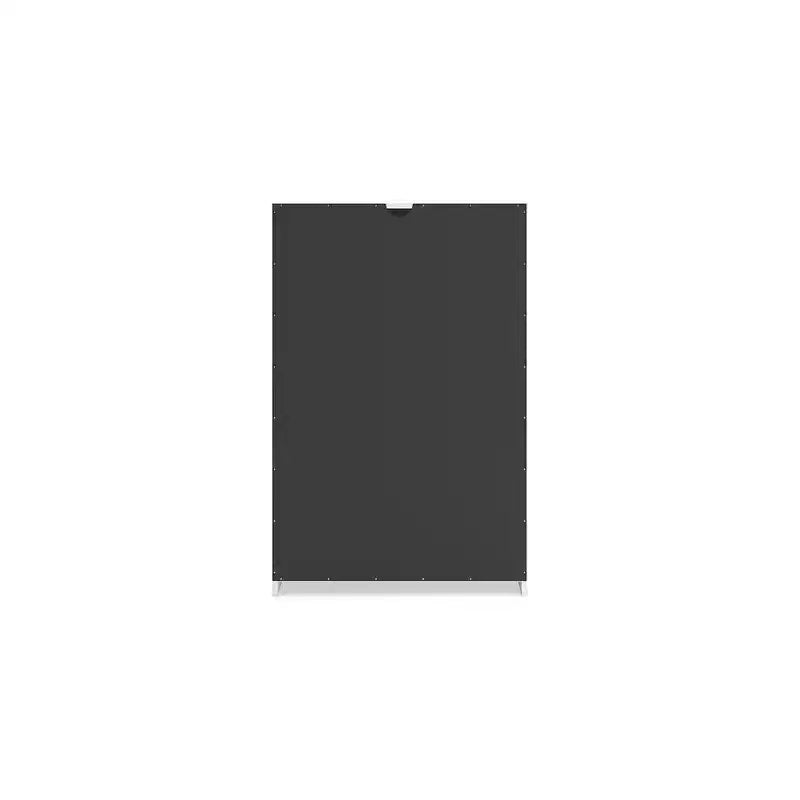 Signature Design by Ashley Cassettiera Flannia in Stile Casual, Bianca