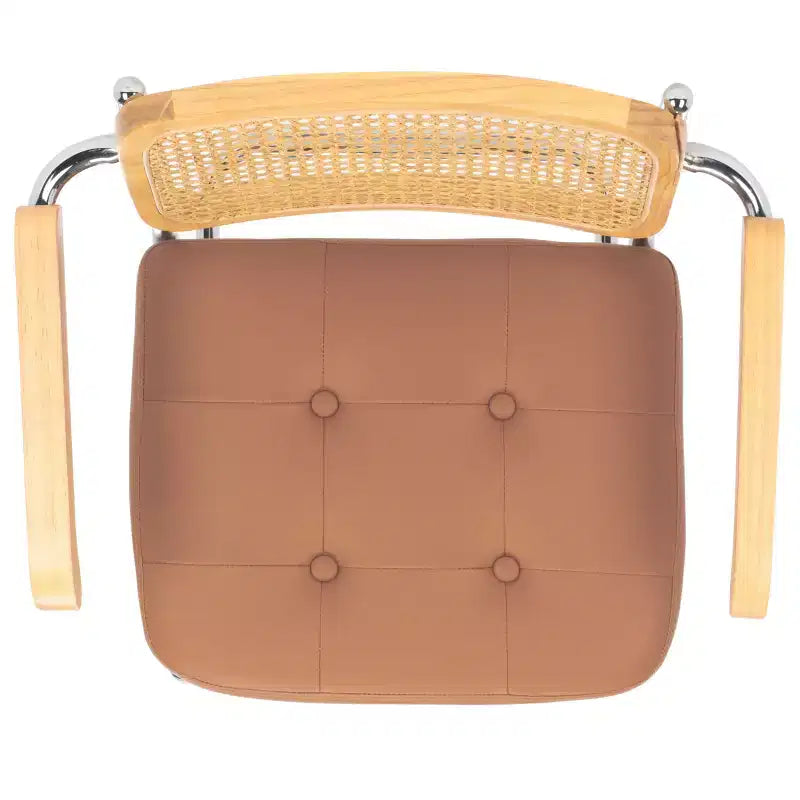 Sedia da pranzo Coralia - Set da 2 - DCH1102 - Cognac/Naturale - Safavieh