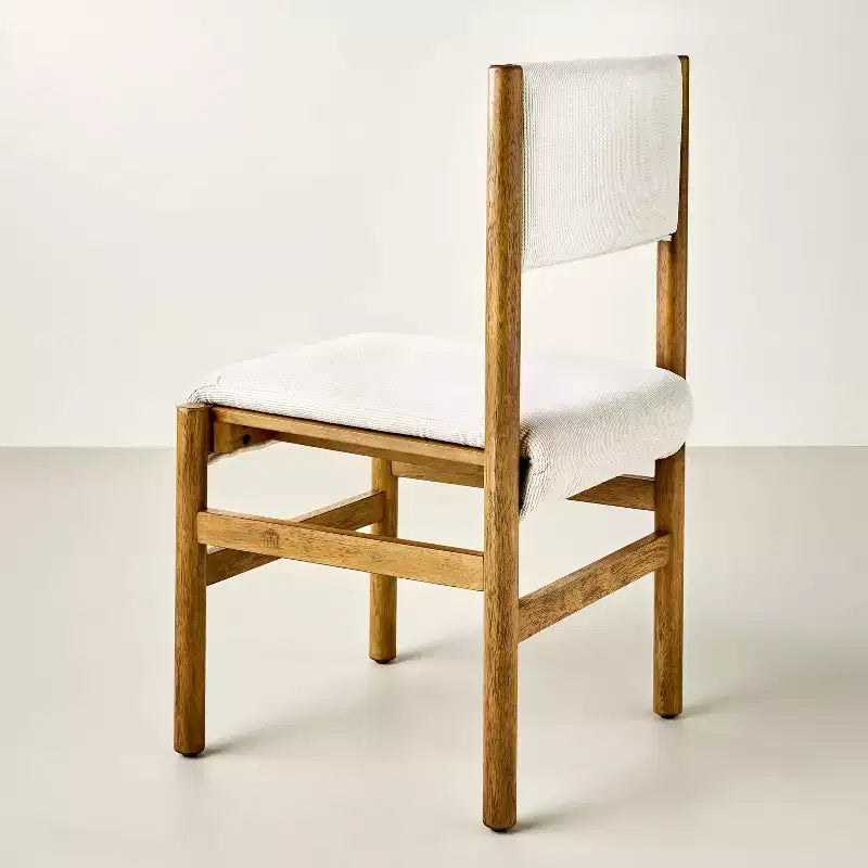 Sedia da pranzo imbottita senza braccioli con gambe Dowel - Arredamento Hearth & Hand with Magnolia