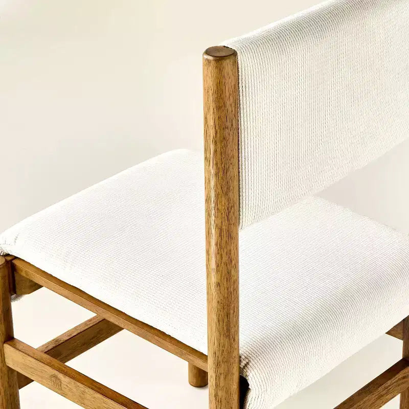 Sedia da pranzo imbottita senza braccioli con gambe Dowel - Arredamento Hearth & Hand with Magnolia