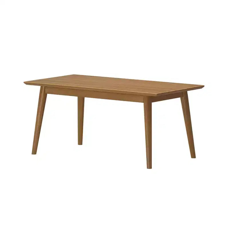 Plank+Beam Tavolini da caffè moderni di metà secolo in legno massiccio, 40" per il soggiorno