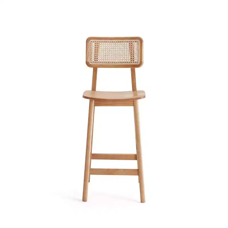 Sgabello da bar altezza bancone Versailles Wood - Manhattan Comfort