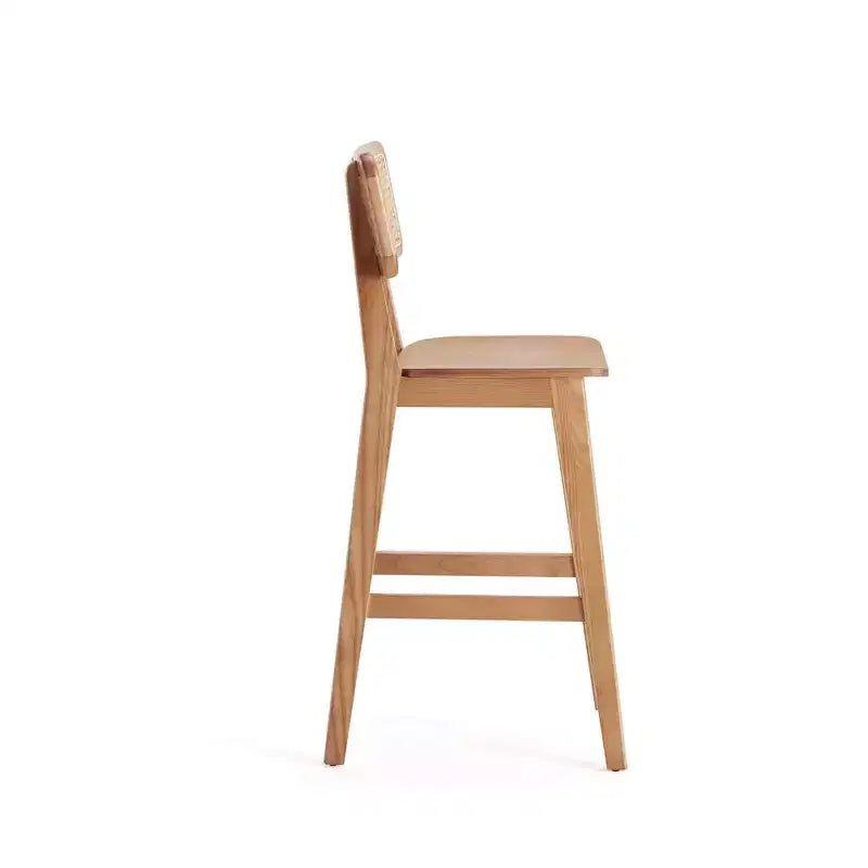 Sgabello da bar altezza bancone Versailles Wood - Manhattan Comfort