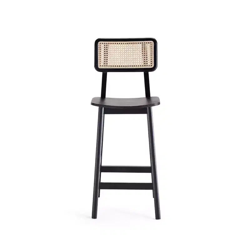Sgabello da bar altezza bancone Versailles Wood - Manhattan Comfort