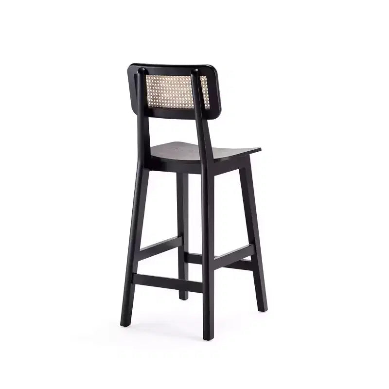 Sgabello da bar altezza bancone Versailles Wood - Manhattan Comfort