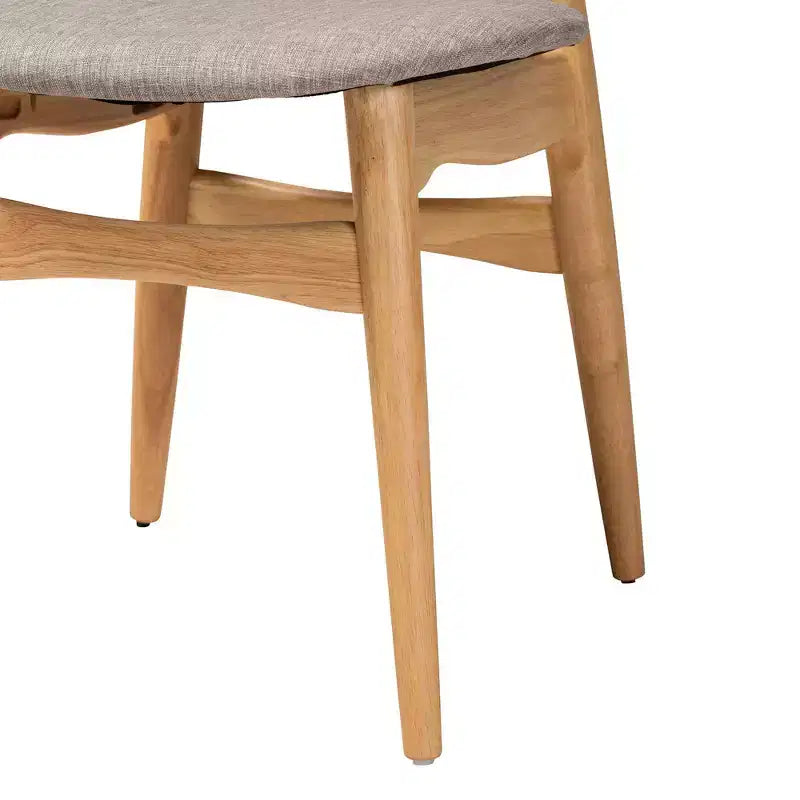 Set da pranzo 7 pezzi Baxton Studio Tarana in legno stile moderno di metà secolo