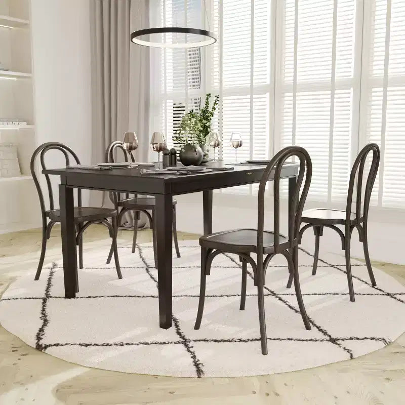 Sedia Thonet Emma e Oliver effetto legno resistente alle intemperie in resina per interni ed esterni