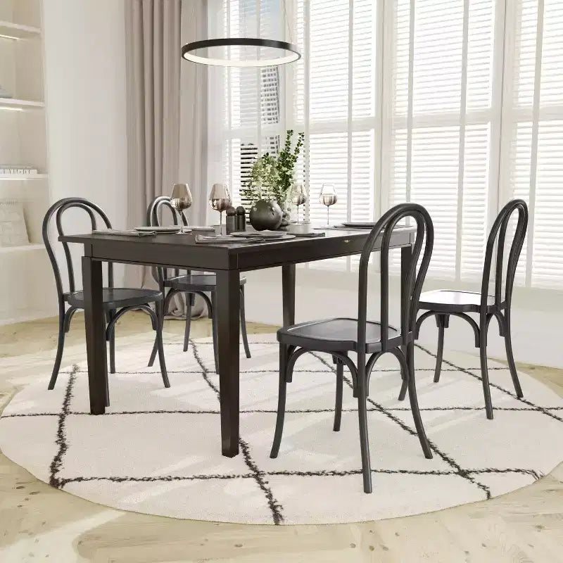 Sedia Thonet Emma e Oliver effetto legno resistente alle intemperie in resina per interni ed esterni