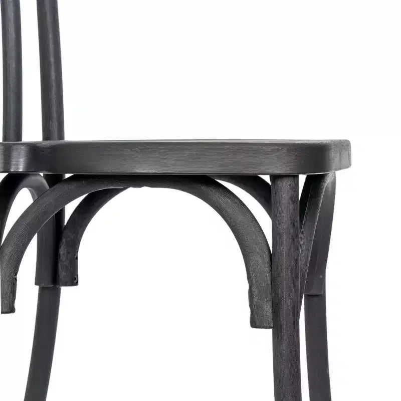 Sedia Thonet Emma e Oliver effetto legno resistente alle intemperie in resina per interni ed esterni