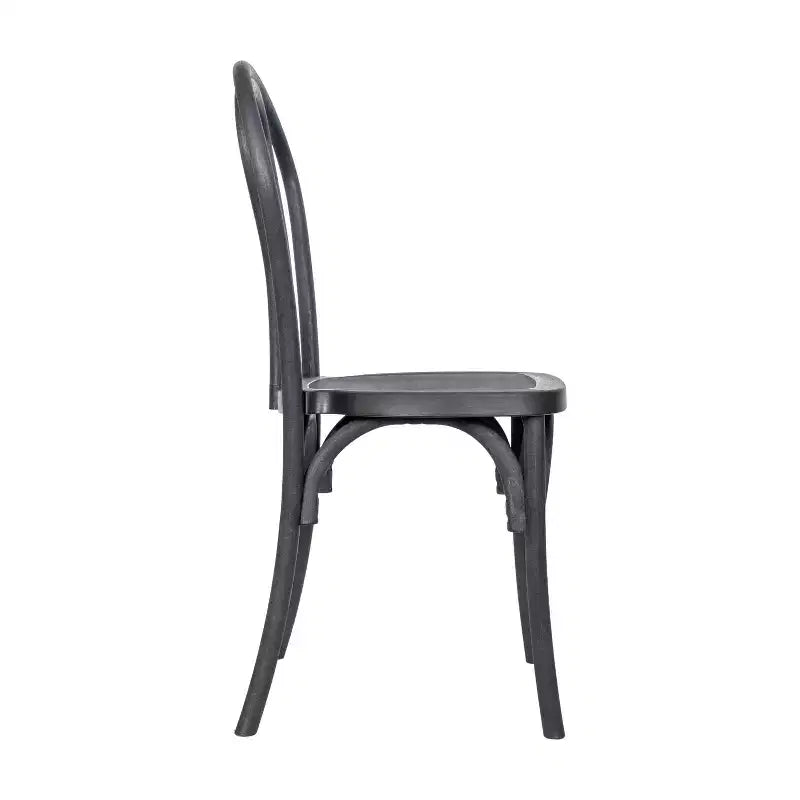 Sedia Thonet Emma e Oliver effetto legno resistente alle intemperie in resina per interni ed esterni