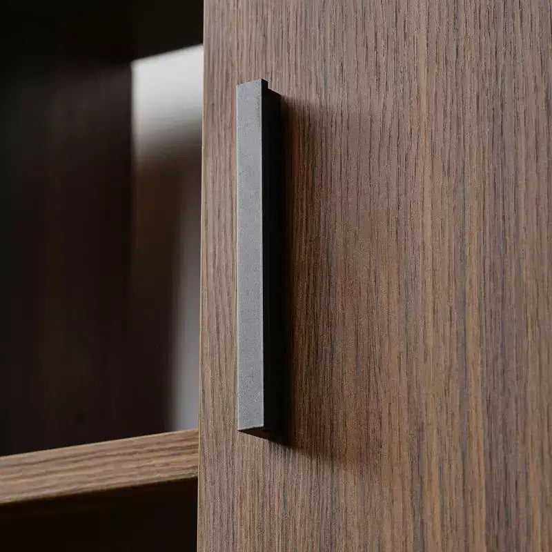 Libreria EUREKA ERGONOMIC Napa in legno, con mobiletto inferiore e ripiani regolabili