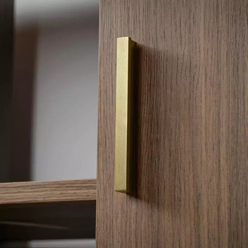 Libreria EUREKA ERGONOMIC Napa in legno, con mobiletto inferiore e ripiani regolabili