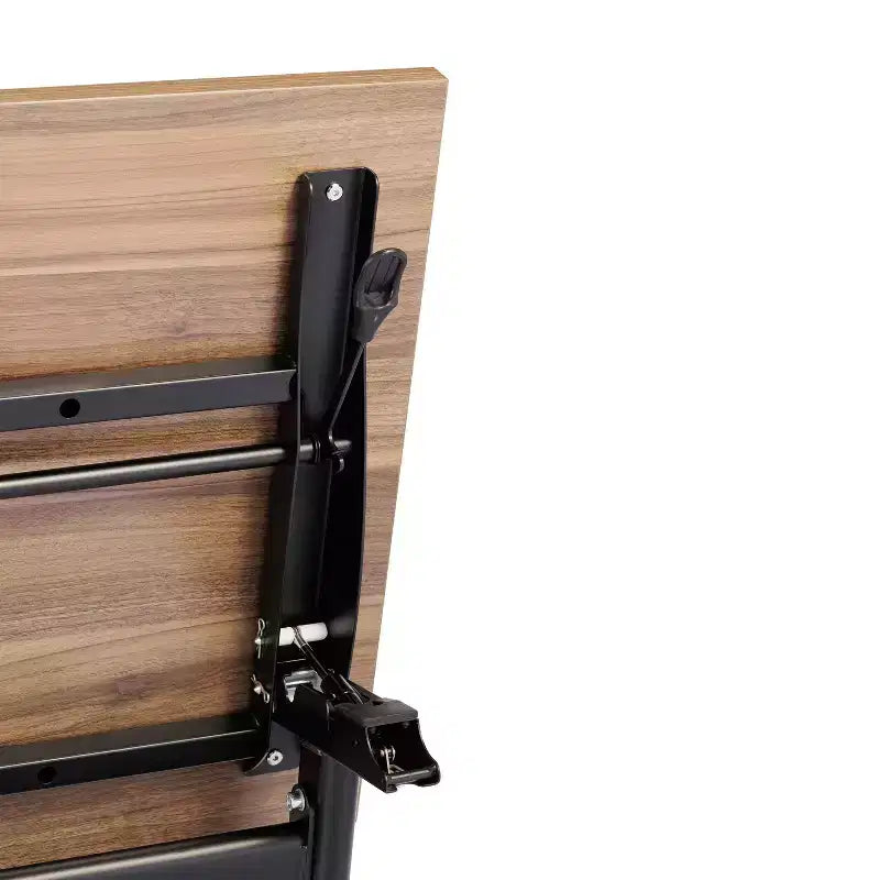 Tavolo da addestramento Flash Furniture Davis impilabile e ribaltabile per uso commerciale, con gambe a Y, pannello frontale, piano del tavolo e struttura