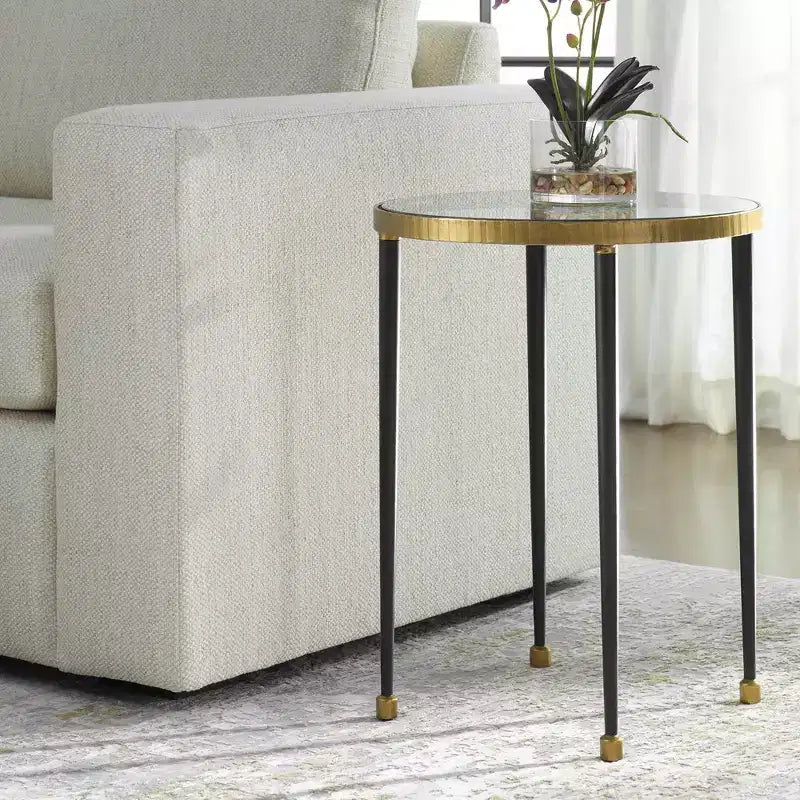 Tavolino Uttermost Stiletto color oro anticato