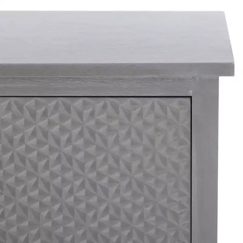 Mobile porta TV Halton a 2 ante e 1 ripiano - MED5706 - Bianco sporco grigio - Safavieh