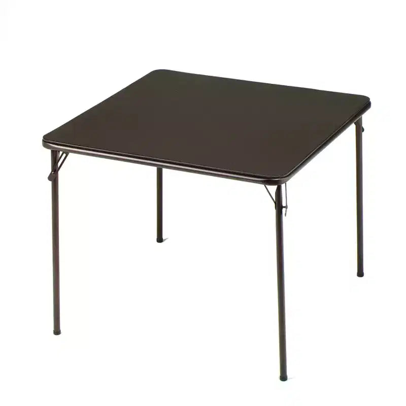 Tavolo pieghevole quadrato MECO Sudden Comfort 34 x 34 pollici in metallo per sala da pranzo/gioco