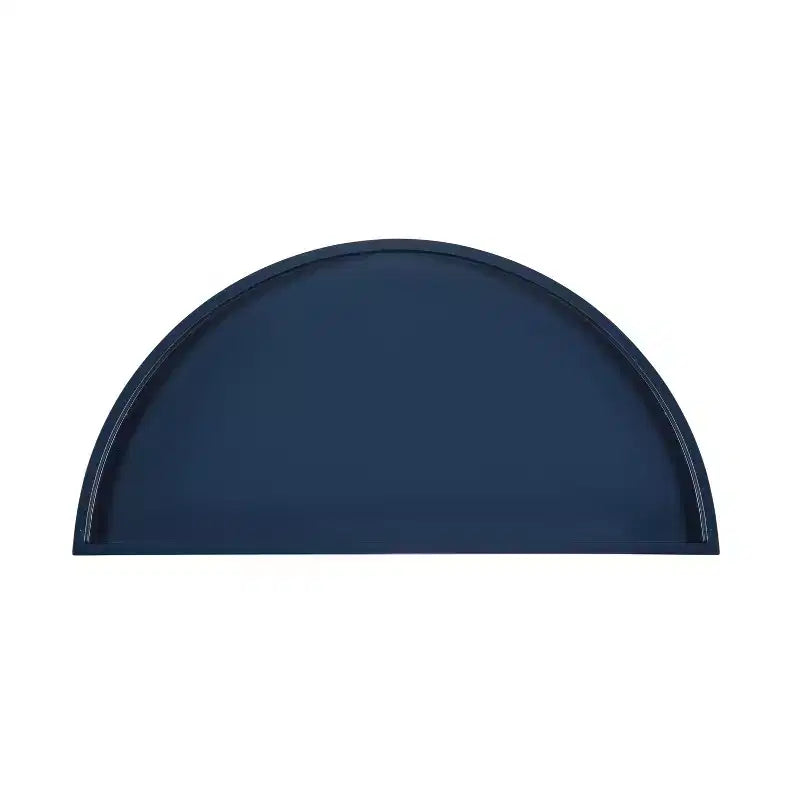 Tavolo Consolle Semicircolare Kate and Laurel Dorrah, 28x14x30, Blu Navy