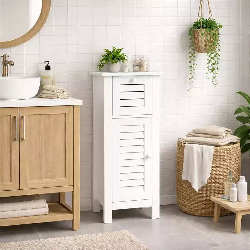 Mobiletto da pavimento per la biancheria da bagno Evideco French Home Goods