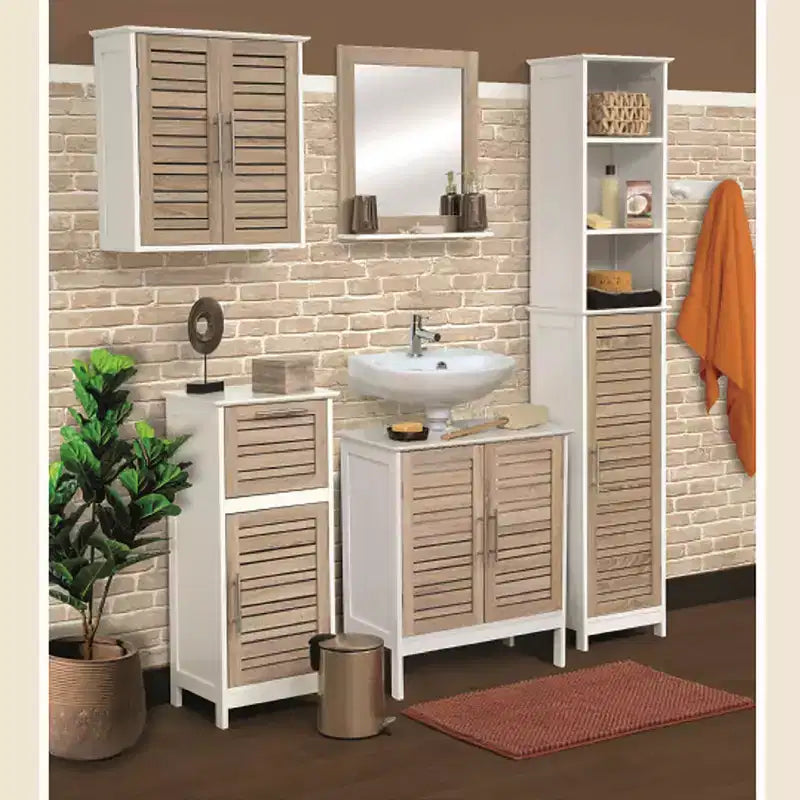 Mobiletto da pavimento per la biancheria da bagno Evideco French Home Goods