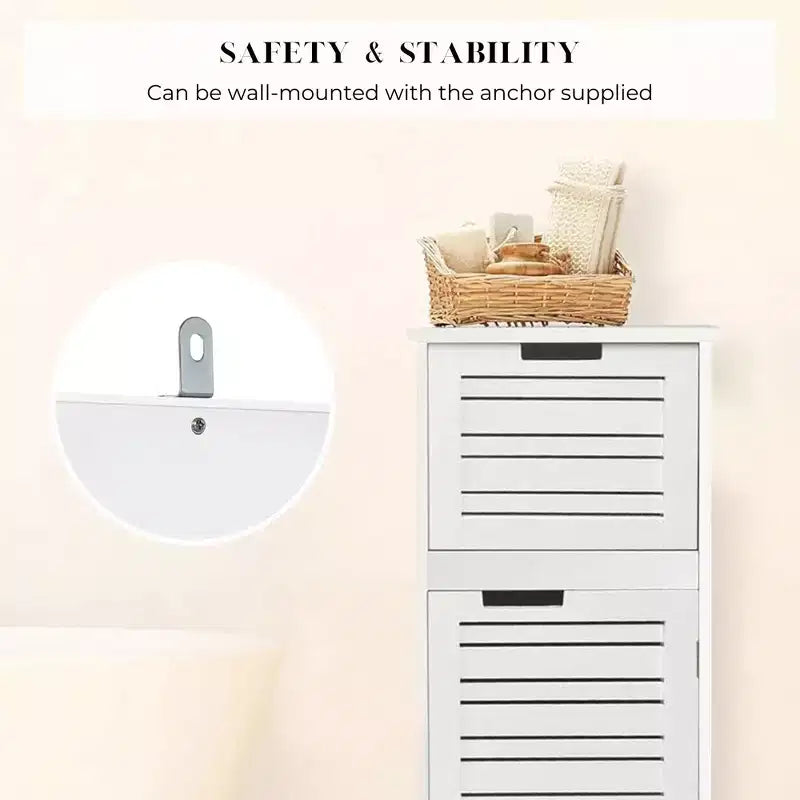Mobiletto da pavimento per la biancheria da bagno Evideco French Home Goods