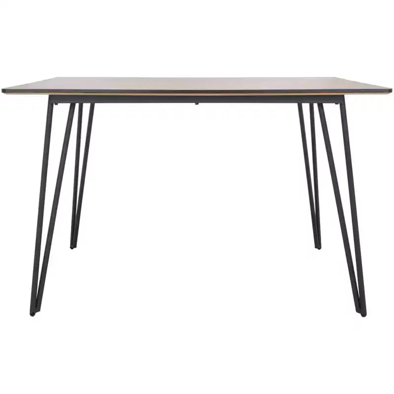 Lexzandra Dining Table - DTB5805 - Natural/Black - Safavieh