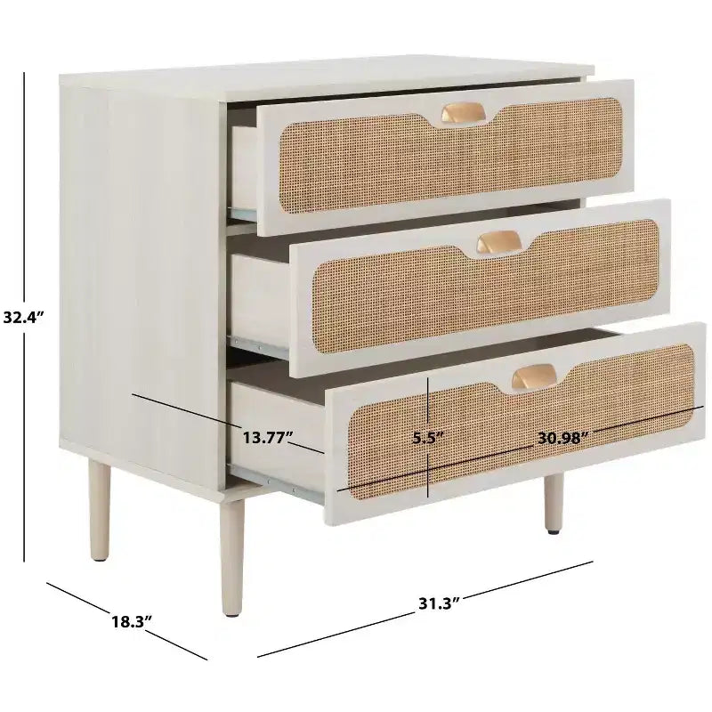 Cassettiera Irelia a 3 cassetti - CHS9602 - Safavieh