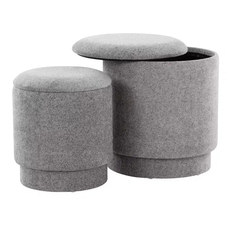 Set pouf imbottiti Marla di LumiSource