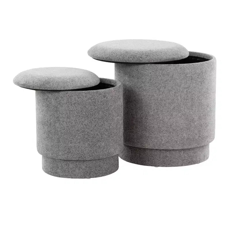 Set pouf imbottiti Marla di LumiSource
