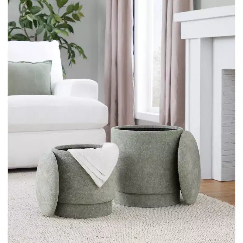 Set pouf imbottiti Marla di LumiSource