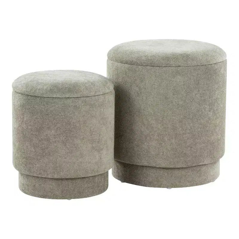 Set pouf imbottiti Marla di LumiSource