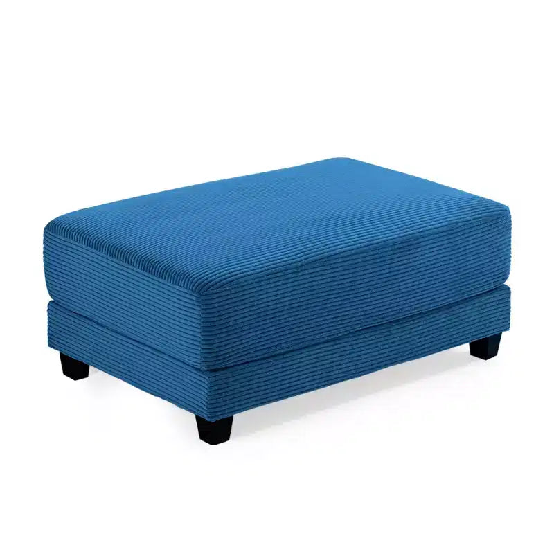 Pouf Hyleory in Velluto a Coste, Grande e Confortevole, per Camera da Letto, Soggiorno, Sala Allattamento