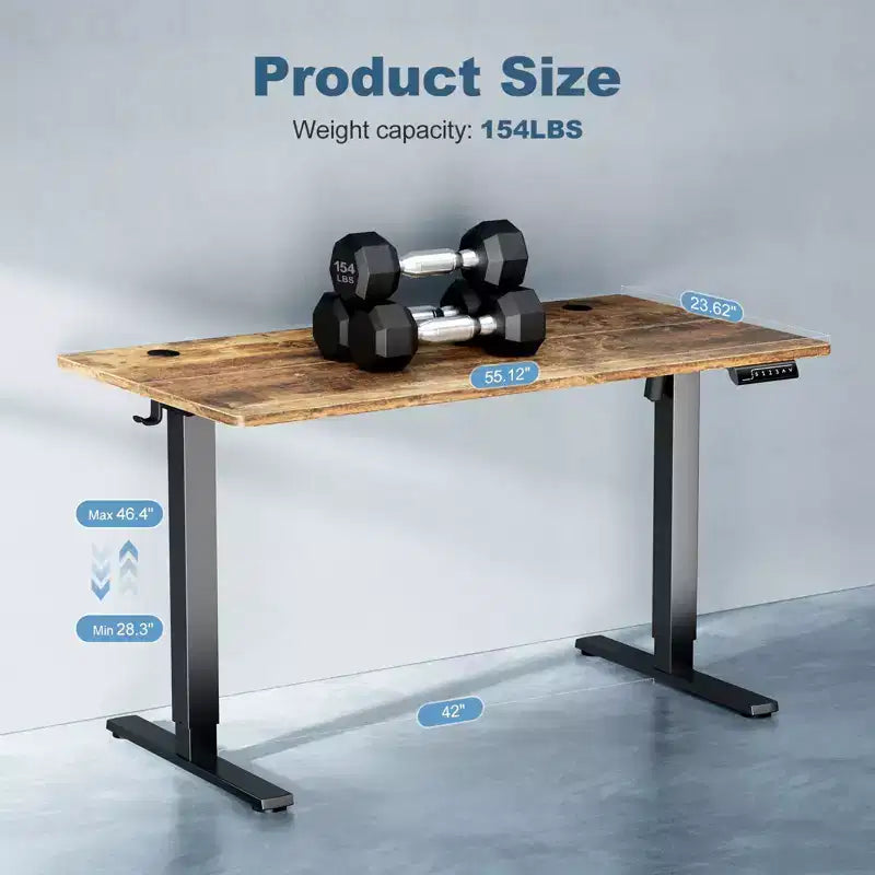 Scrivania da Piedi Regolabile in Altezza Sweetcrispy 55 Wide