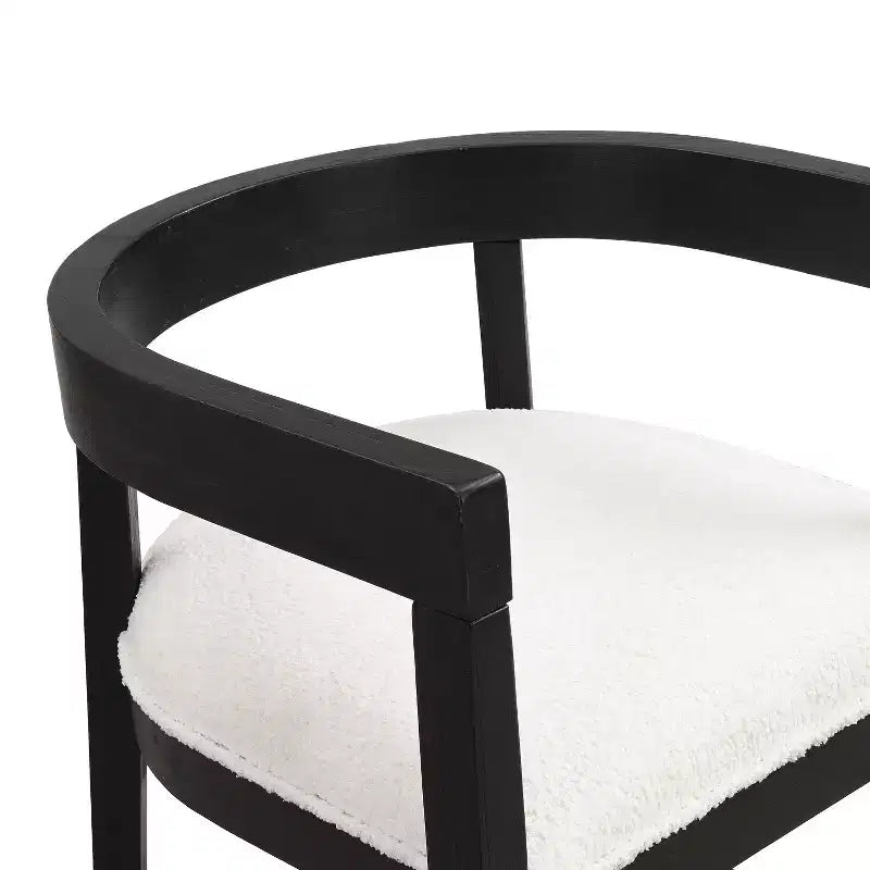 Christopher Knight Home Faraday Sgabelli da bancone imbottiti in legno di gomma da 25,25" con poggiapiedi (set da 2)