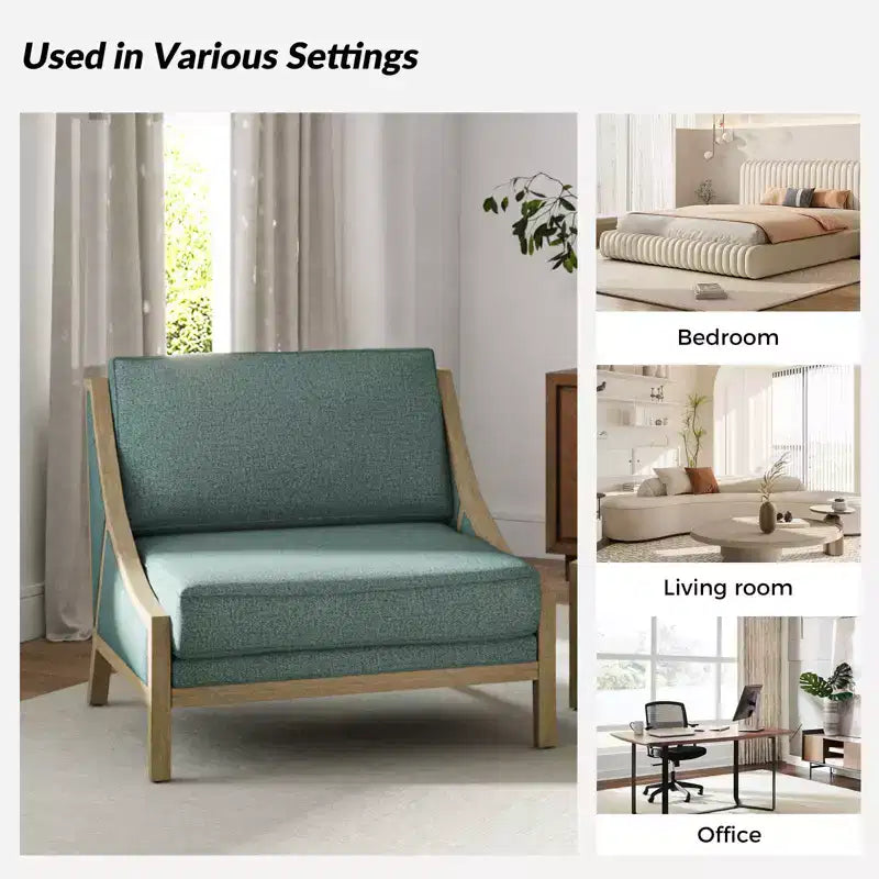 Poltrona Winston con seduta flessibile | HULALA HOME