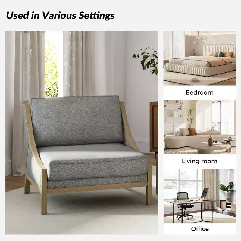 Poltrona Winston con seduta flessibile | HULALA HOME