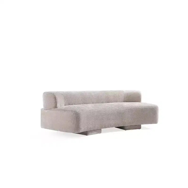 Manhattan Comfort Set Divano Verandah Chenille Imbottito 2 pz da 112" e Divano da 90.6"