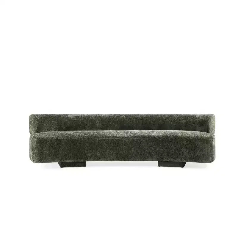 Manhattan Comfort Set Divano Verandah Chenille Imbottito 2 pz da 112" e Divano da 90.6"