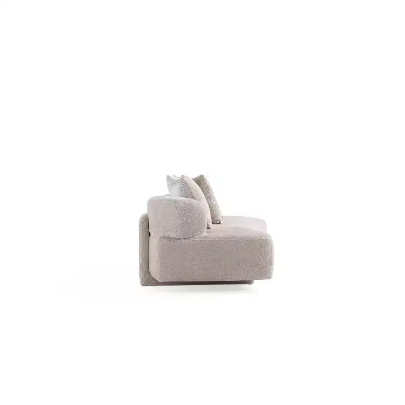 Manhattan Comfort Set Divano Verandah Chenille Imbottito 2 pz da 112" e Divano da 90.6"